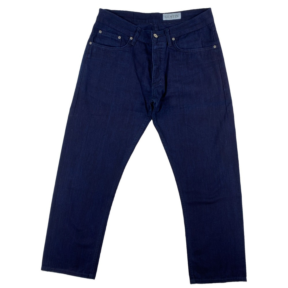 Gustin California Slim Jeans Selvedge Blue Raw Finish Men's 33 x 27
